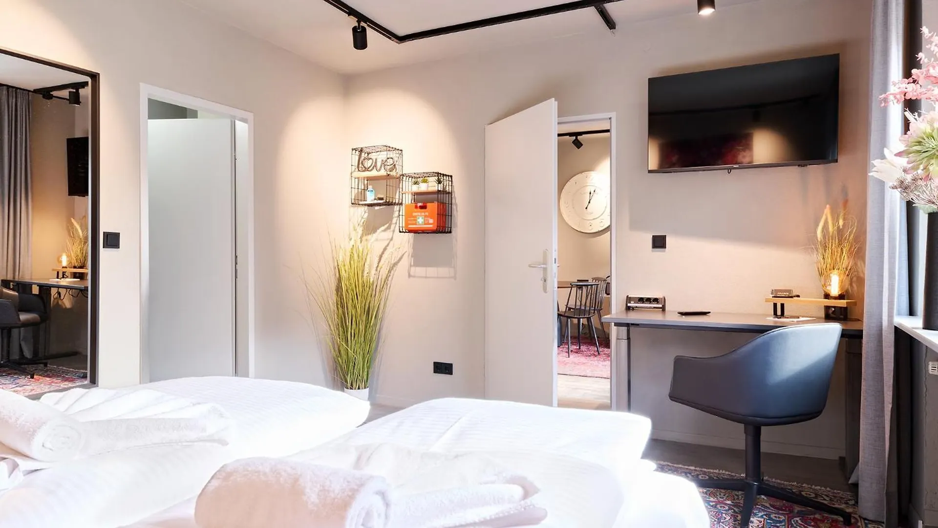 Xzllenz Kueche Bad S-Bahn Parken Smart-Tv Wellbeing Apartment Neunkirchen am Sand