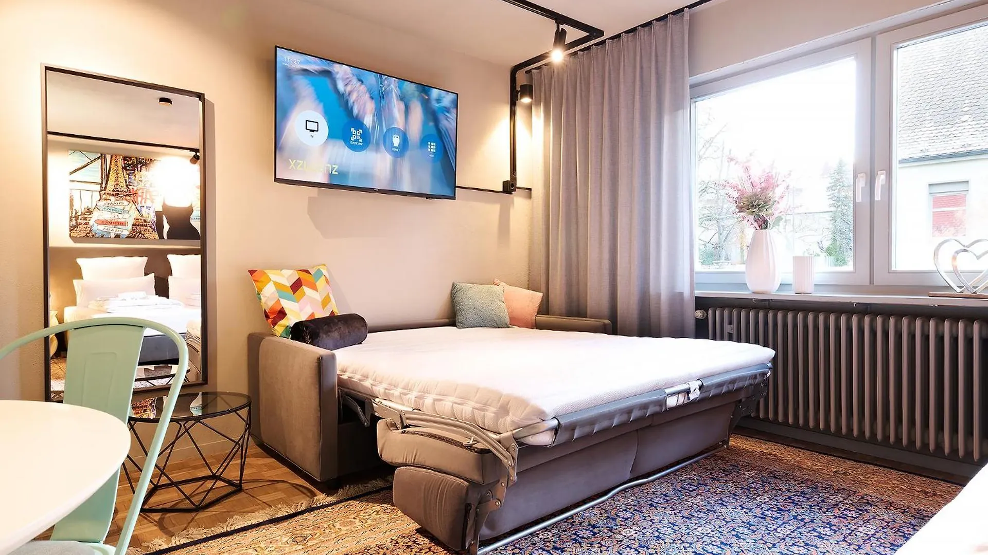 Xzllenz Kueche Bad S-Bahn Parken Smart-Tv Wellbeing Apartment Neunkirchen am Sand Germany